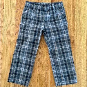 Boys Nautica Plaid Pants Size 4T